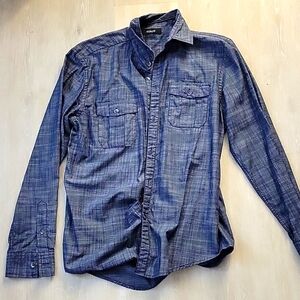 Alfani navy button down